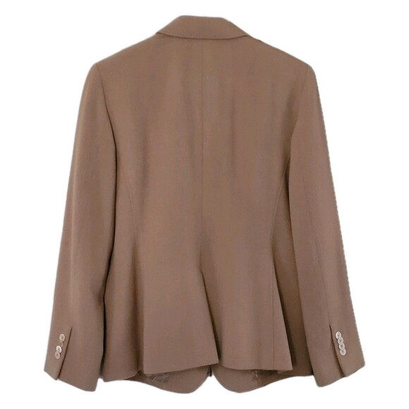 Brooks Brothers LORO PIANA Camel Hair Blazer Womens 12 Tan Career Suit Jacket - Picture 3 of 16